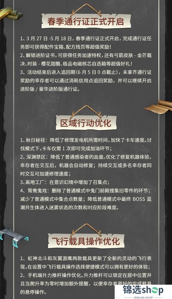 《明日之后》共创特别季3月26日更新公告