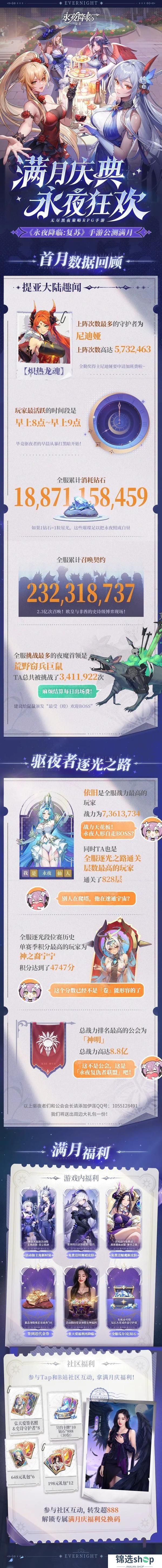 《永夜降临：复苏》满月庆典｜百万驱夜者共同狂欢 畅享多重福利